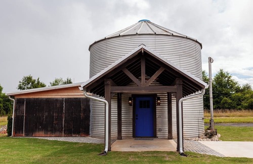 Jersey Cabaña | Farm Stay - Spend the night in a converted grain silo on a working tree farm!
