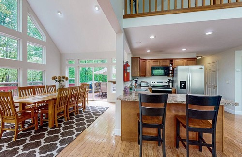 Lackawaxen Casa | Spacious chalet with pool, skiing, beach, arcade + more
