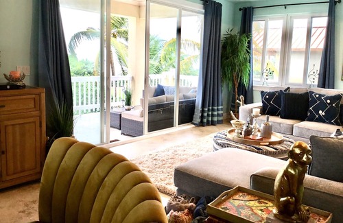 High Rock Villa | Beach front pool home with striking views and space for family and friends.