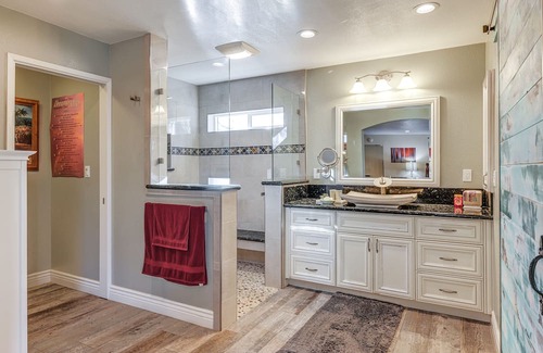 Ceres Casa | Ceres Home w/ Private Hot Tub, Fire Pit & Grill!