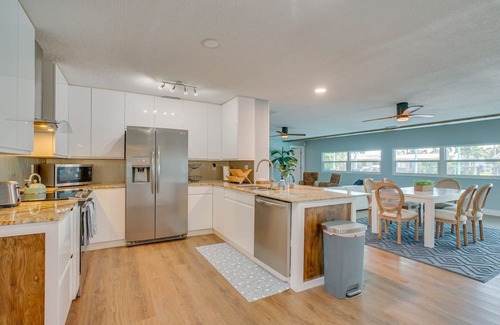 Lochmoor Waterway Estates Casa | North Fort Myers Home w/ Hot Tub & Boat Dock