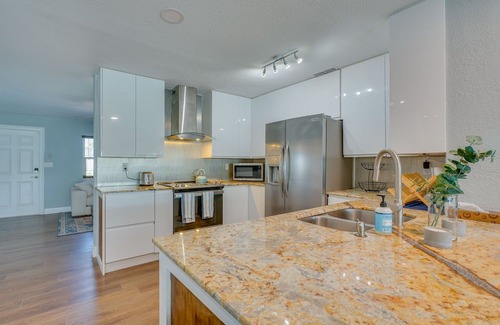 Lochmoor Waterway Estates Casa | North Fort Myers Home w/ Hot Tub & Boat Dock