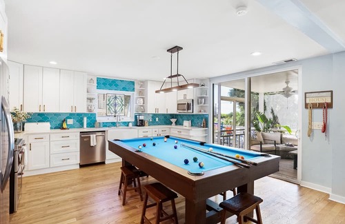 Folly Beach Casa | Coastal dog-friendly home with pool, ocean views & fenced yard