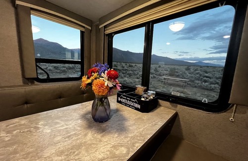 Questa Casa | Spacious Camper on a Llama Rescue Ranch with Stunning Views near Questa, New Mexico