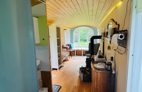 Stepenitz Apartamento | Apartment 'Haevn Altes Pfarrhaus Marienfließ' with Shared Terrace, Shared Garden and Wi-Fi