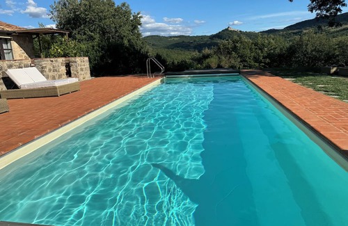 Roccalbegna Casa | Small cottage, swimming pool entirely private use