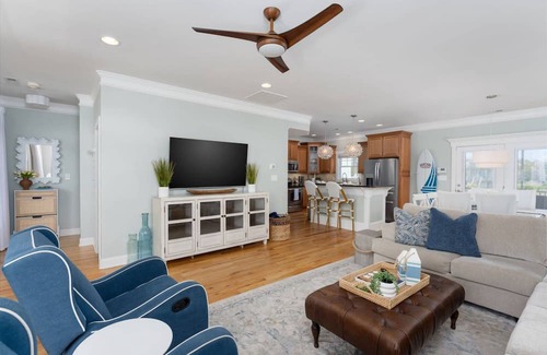 Long Beach Casa | Ocean Views, Large Decks, Dog Friendly, Fenced Yard, Screened in Porch, Fire Pit