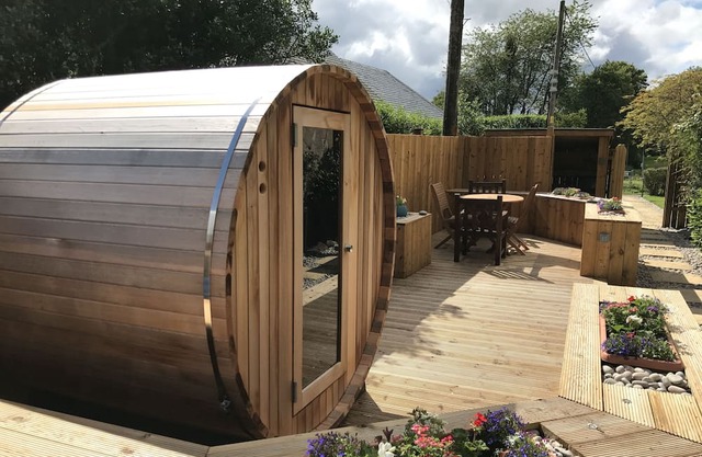 Fabulosa cabaña con sauna, cabaña de troncos y wifi, todo dentro del área de conservación