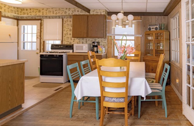 The View from this Lakeside Cottage with Beach in Backyard, is BEAUTIFUL!