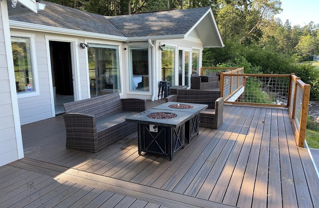 Penn Cove and Mount Baker views. 3-bedroom home.