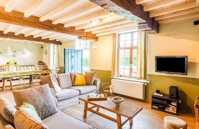 Historic Farmhouse middle of polder landscape