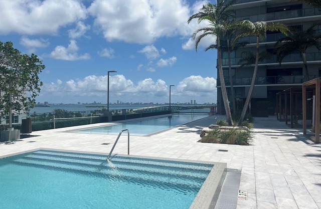 Furnished 4 bed, 5.5 bath waterfront penthouse with stunning 50th floor views.