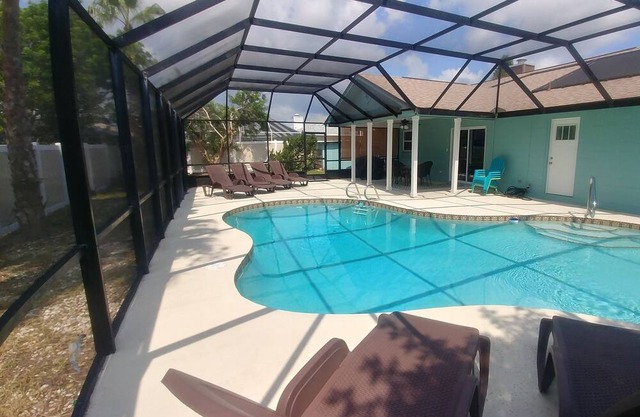 Wonderful heated pool home close to the beach
