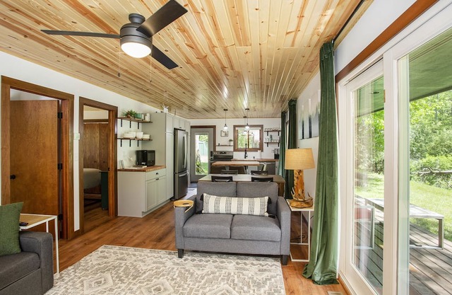Cozy Riverfront Two Bedroom Cabin