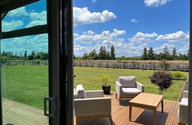 Country Getaway within blueberry orchard