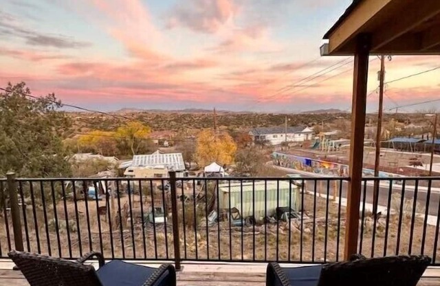 Huge views from the Zia House just above downtown