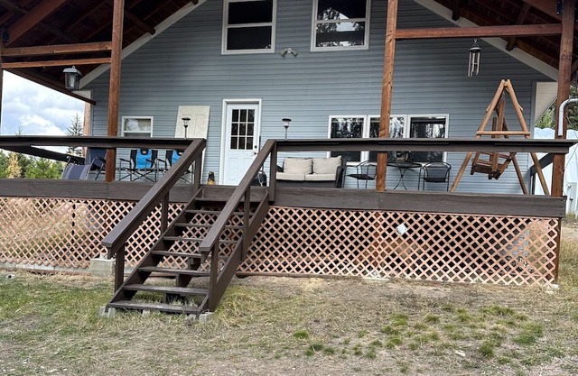 Fly Fishing, Hunting, Snowmobiling River Front Retreat ~ Grizzly Cabin ~ WIFI