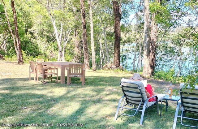 The Glade, peaceful studio among the trees on the river
