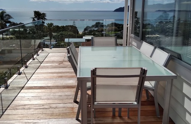 Luxury home in Coopers Beach with Awesome Views of the beach and Doubtless Bay.