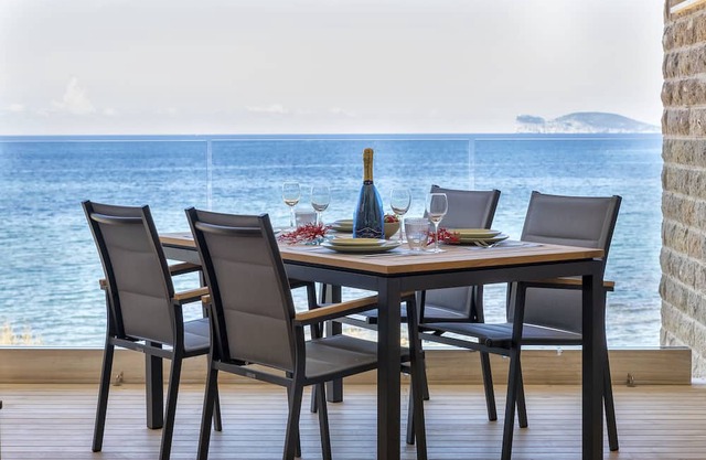 Sea inside luxury apartment: breath-taking view