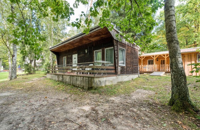 Bungalow '15 - Finnhütte' with Private Terrace and Shared Garden