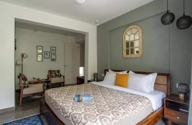 ElReino-New 2BHK Apt with Pool near Candolim Beach