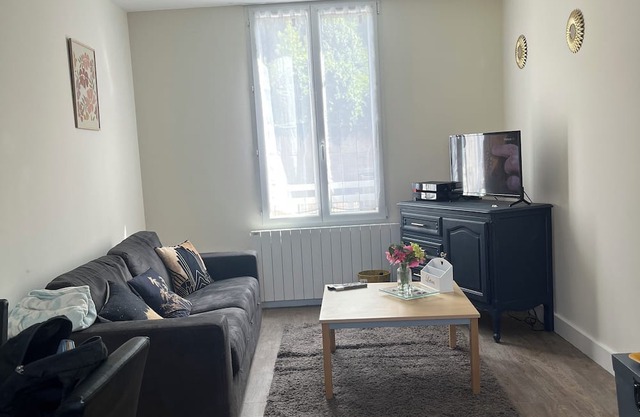 Bright little house in village center, close to all amenities.