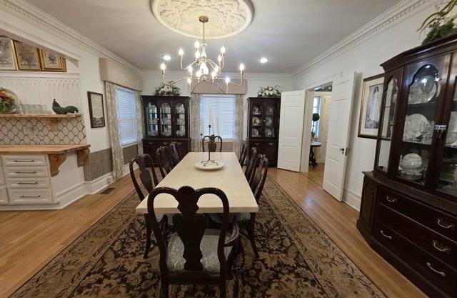 Historic and beautifully updated 1926 home built for the Erwin Mill Manager.