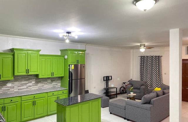 Quiet and spacious 2-bedroom apartment with AC, WiFi in exciting Turkeyen