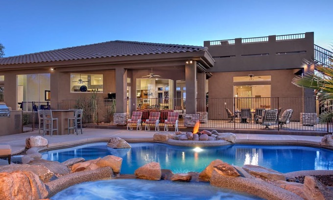 Pinnacle Peak Casa | Custom Home! 2+ ACRES True Indoor-Outdoor Living!