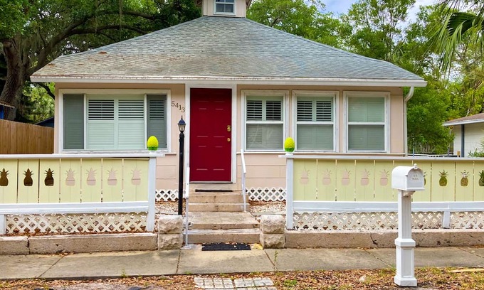 Gulfport Casa | Charming Downtown Home with Central AC, and WiFi - Snowbird-Friendly!