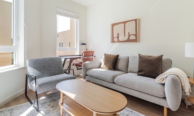 Old San Leandro Apartamento | Blueground | Old San Leandro, fitness center, nr park