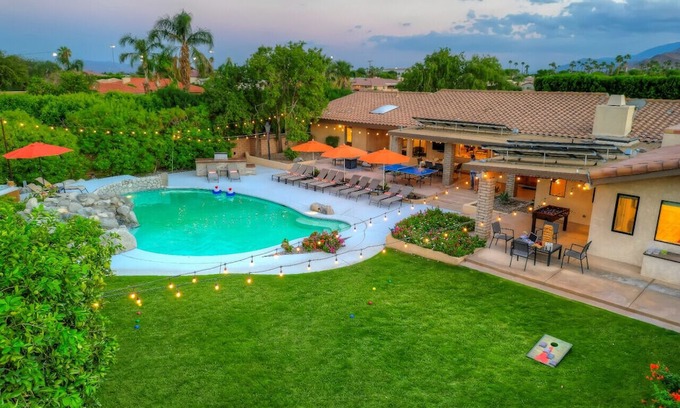 Palm Desert Casa | Estate+Pool+Spa+Golf+Mountain Views+Pool Table