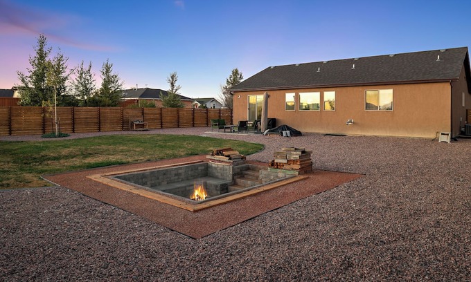 Pueblo West Casa | Adventure Meets Comfort - Sleeps 10, Pueblo West Getaway w/Fire Pit + Game Room