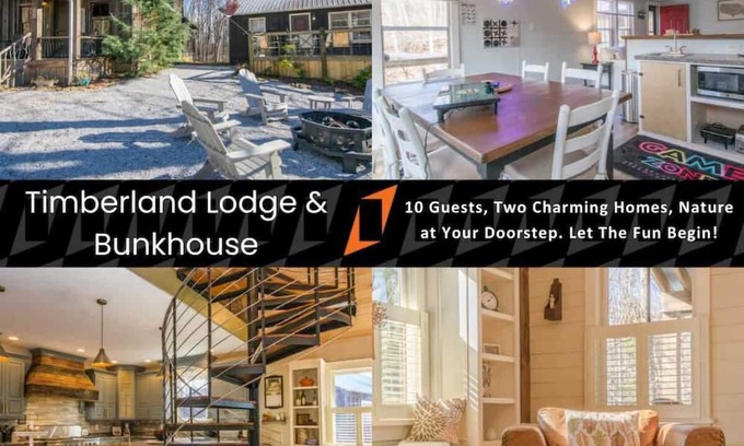 Hendersonville Cabina | Timberland Lodge & Bunkhouse